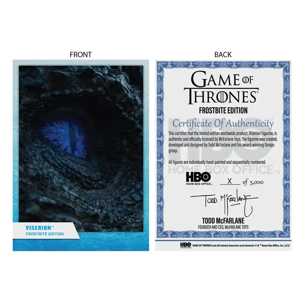 Game of Thrones Actionfigur Viserion (Frostbite) (Gold Label) 15 cm termékfotó