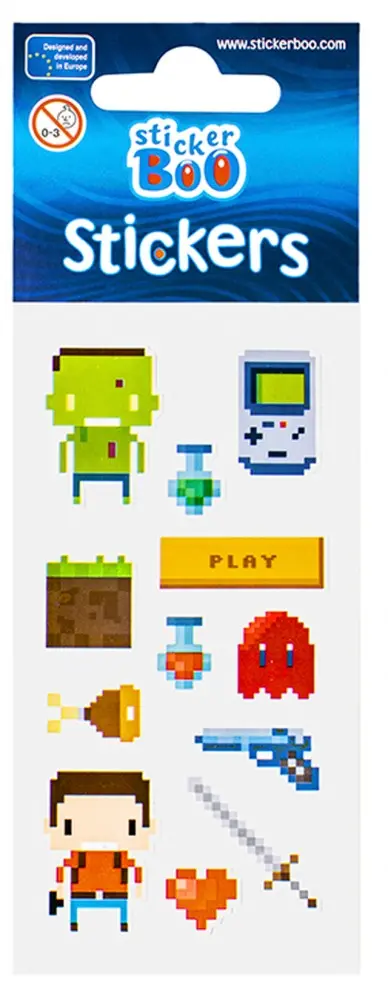 Gamer Aufkleber Produktfoto