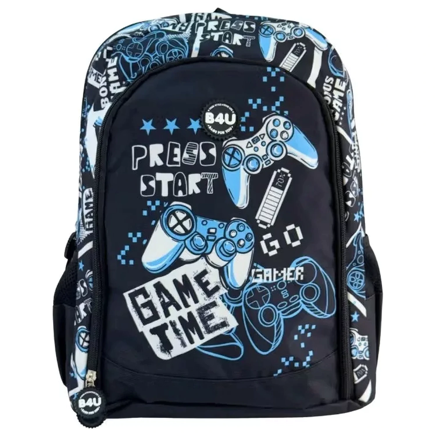 Gamer Press Start Schulrucksack, Tasche 43 cm Produktfoto