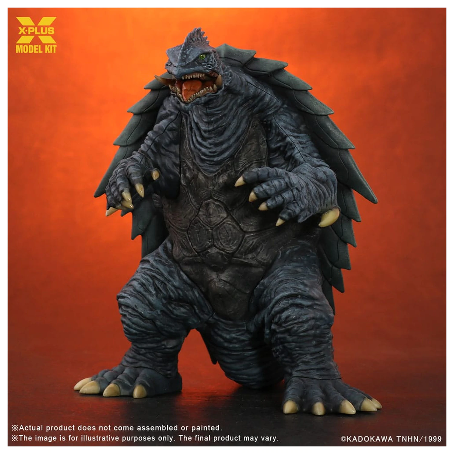Gamera 3: Revenge of Iris Plastikmodellbausatz 1/700 Gamera (1999) 12 cm Produktfoto