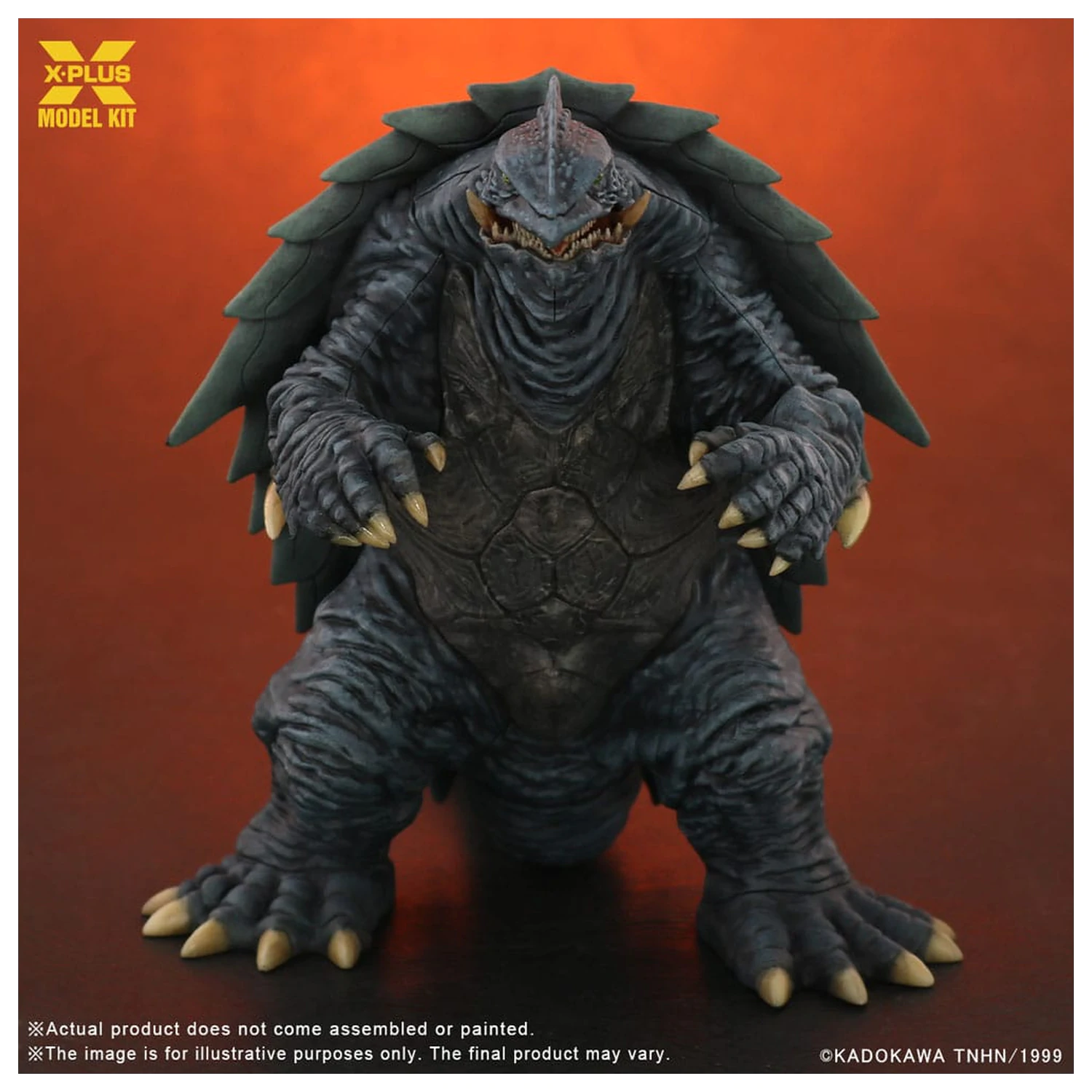 Gamera 3: Revenge of Iris Plastikmodellbausatz 1/700 Gamera (1999) 12 cm Produktfoto