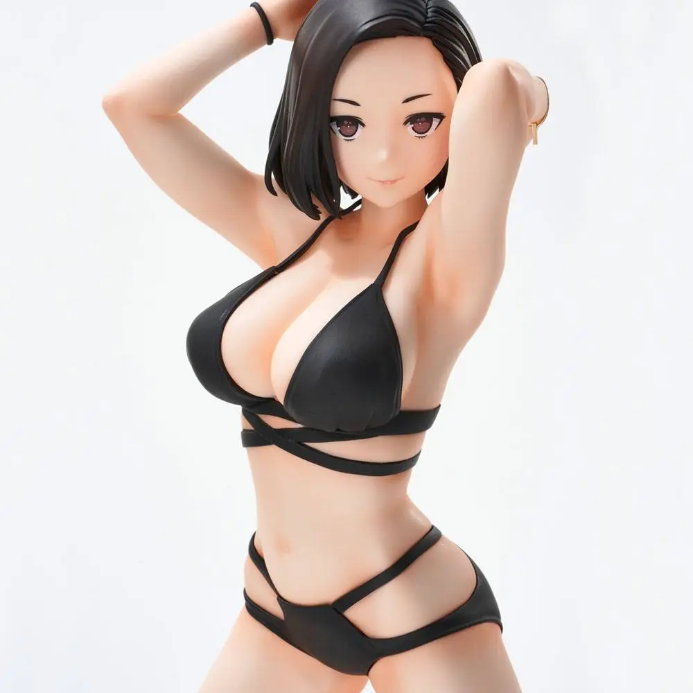 Ganbare Douki-chan PVC Statue Senpai-san Swimsuit Style 22 cm Produktfoto