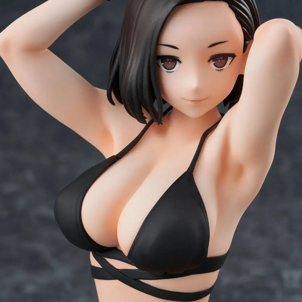 Ganbare Douki-chan PVC Statue Senpai-san Swimsuit Style 22 cm Produktfoto