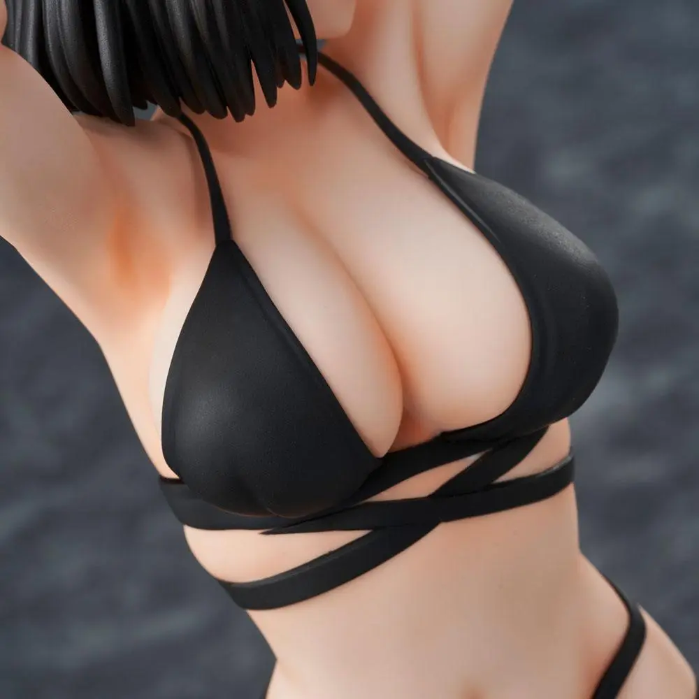 Ganbare Douki-chan PVC Statue Senpai-san Swimsuit Style 22 cm Produktfoto