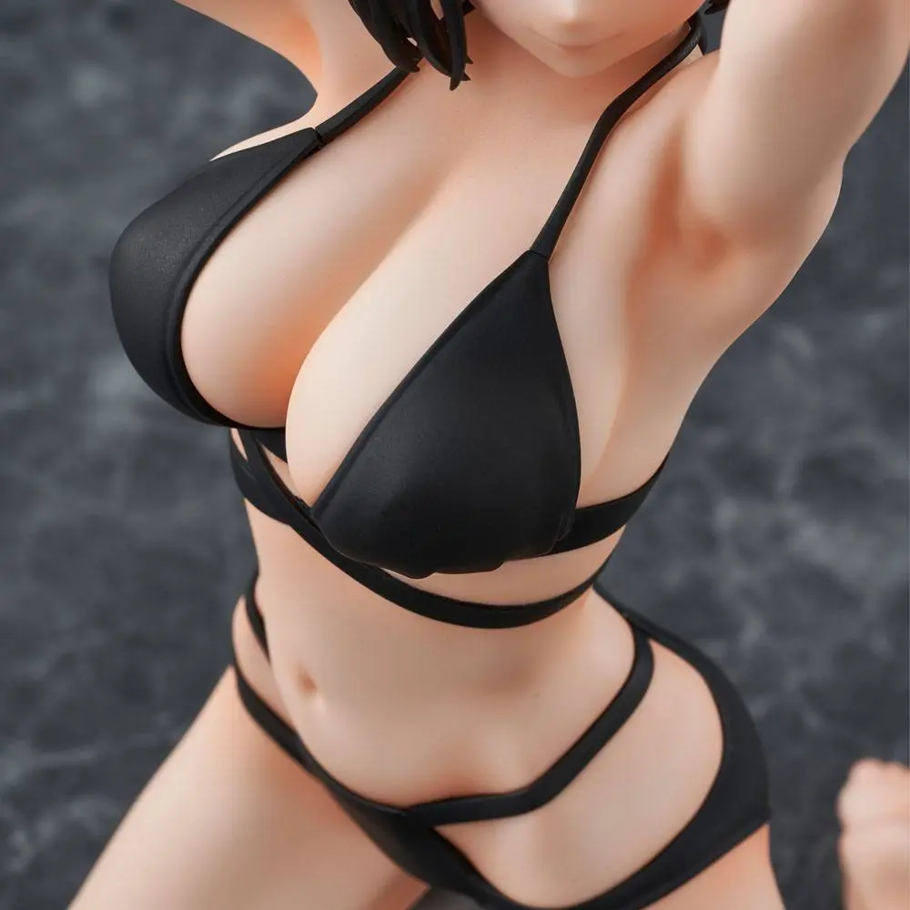 Ganbare Douki-chan PVC Statue Senpai-san Swimsuit Style 22 cm Produktfoto