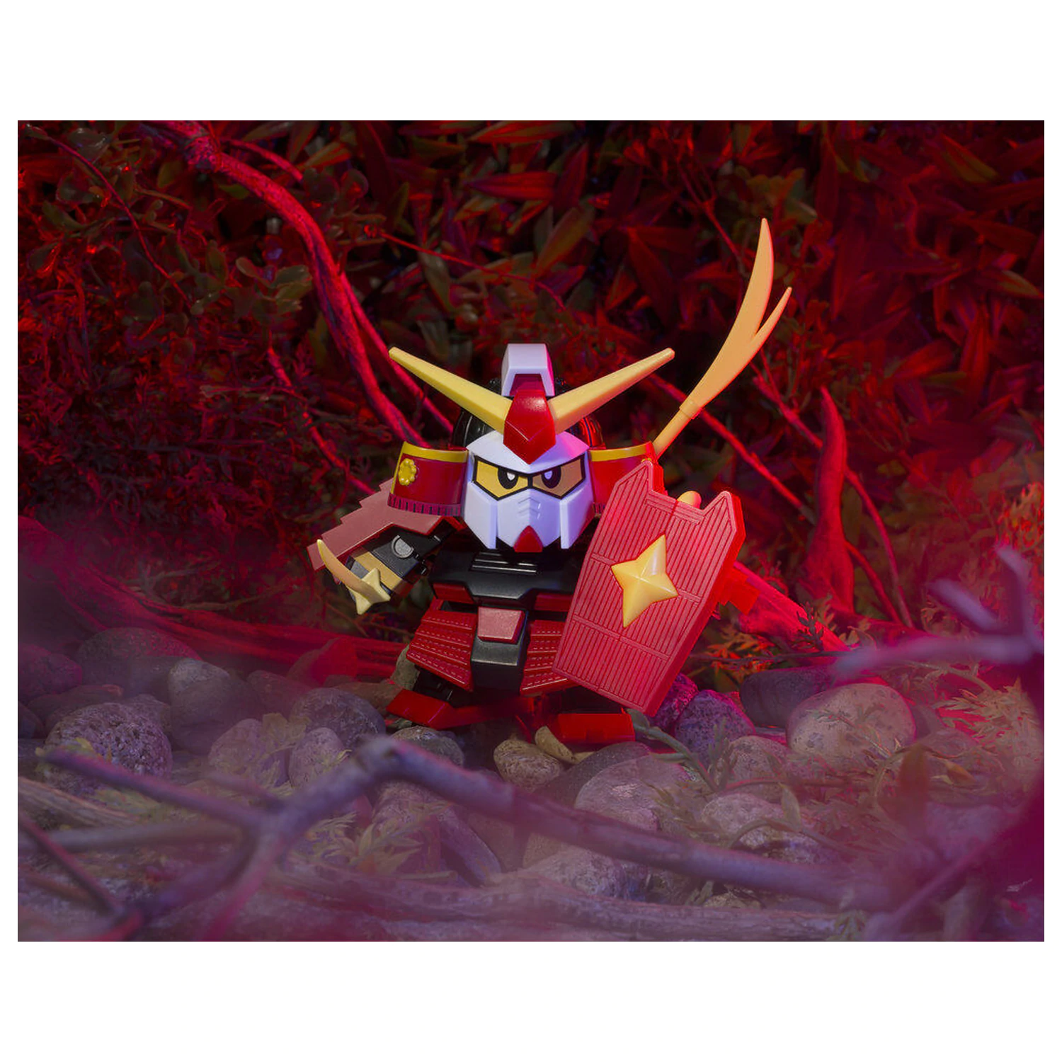 Ganso SD Gundam World Musha Gundam Figur 8 cm Produktfoto