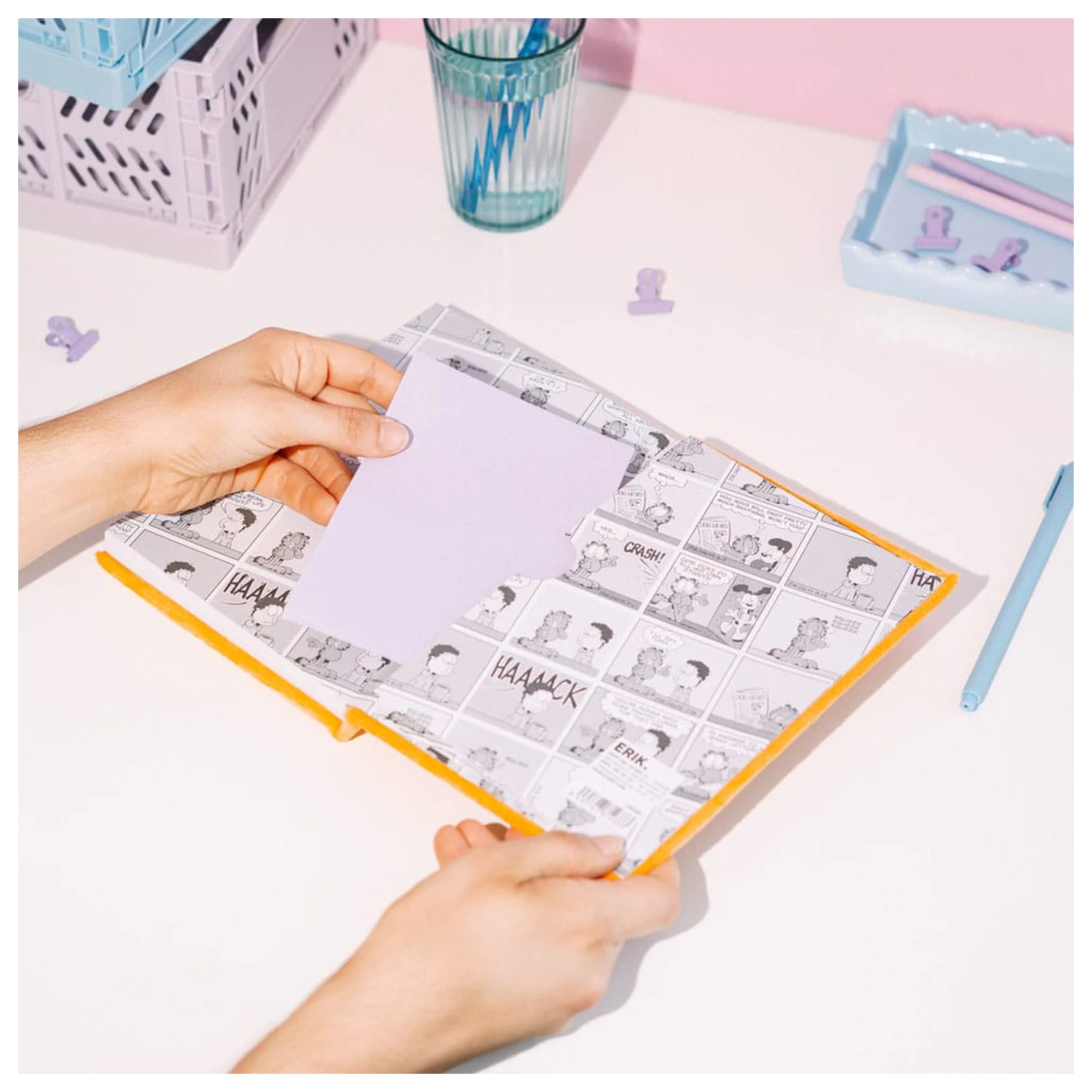 Garfield A5 Plüsch Notizbuch Produktfoto