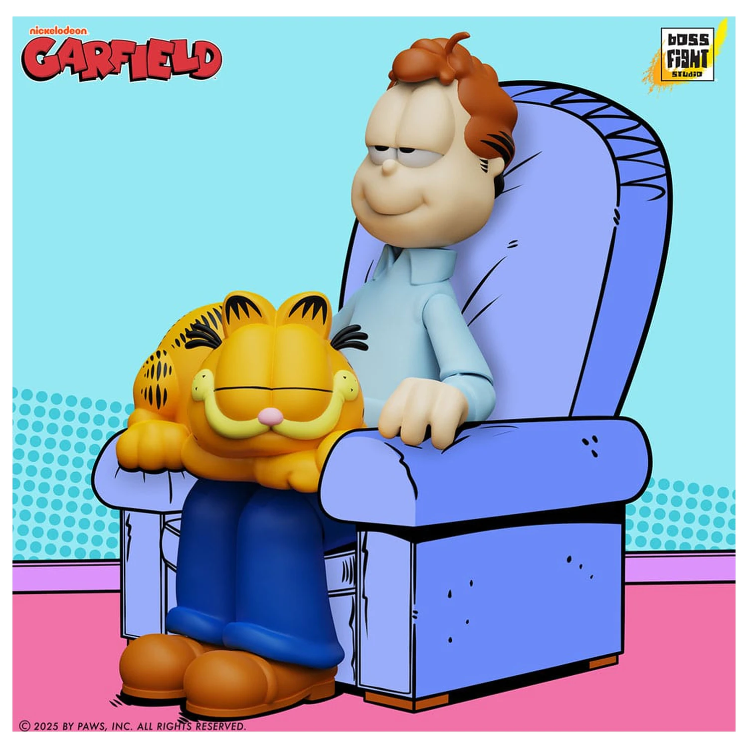Garfield Action Figur Jon Arbuckle Deluxe Edition 19 cm Produktfoto