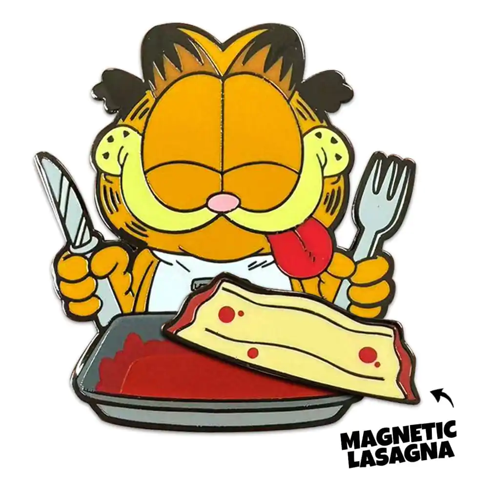 Garfield Pin Anstecker Disco Garfield Lasagna Dinner 5 cm Produktfoto