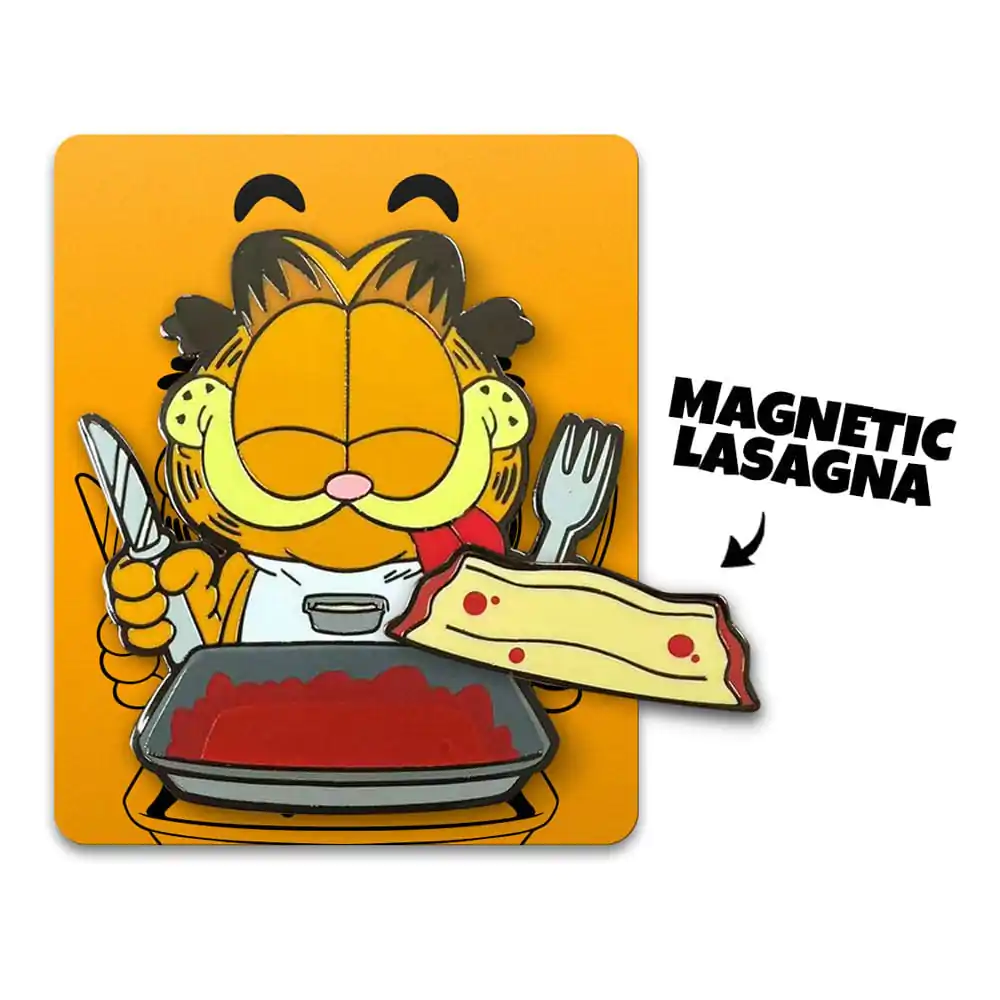 Garfield Pin Anstecker Disco Garfield Lasagna Dinner 5 cm Produktfoto