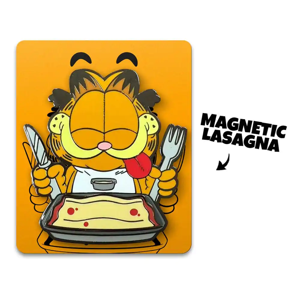 Garfield Pin Anstecker Disco Garfield Lasagna Dinner 5 cm Produktfoto