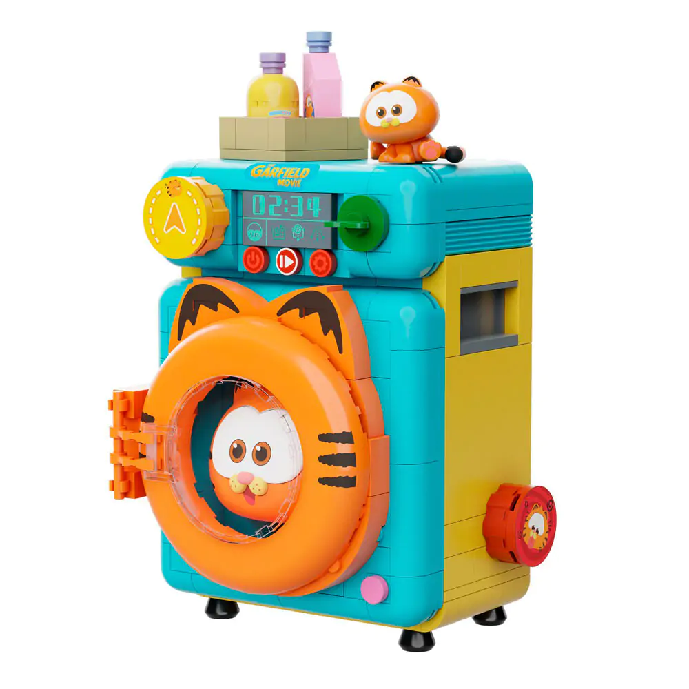 Garfield the Movie Fantastic Machines Waschmaschine Bausatz 284-teilig Produktfoto