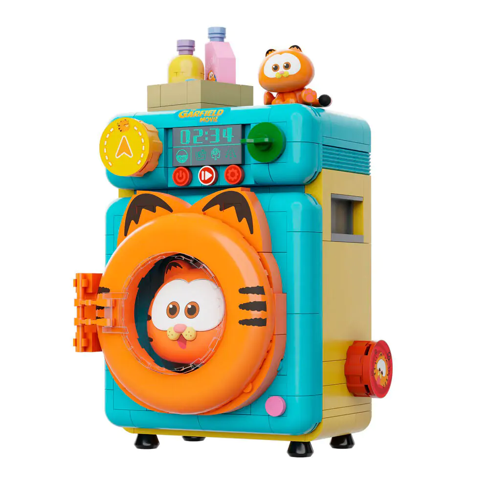 Garfield the Movie Fantastic Machines Waschmaschine Bausatz 284-teilig Produktfoto