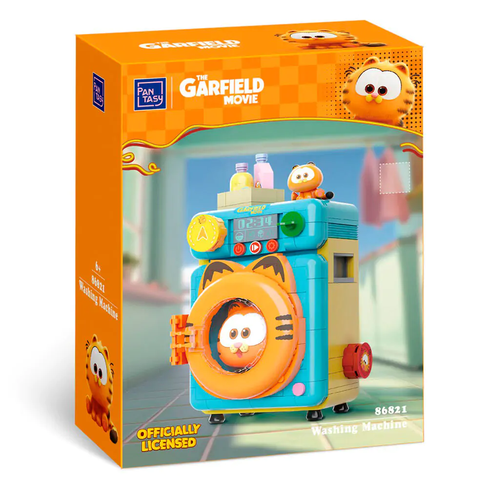 Garfield the Movie Fantastic Machines Waschmaschine Bausatz 284-teilig Produktfoto