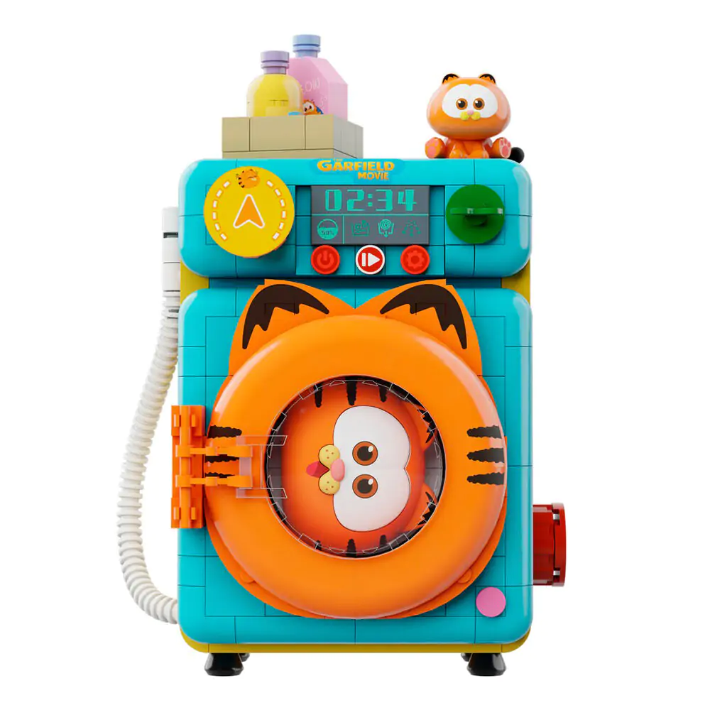 Garfield the Movie Fantastic Machines Waschmaschine Bausatz 284-teilig Produktfoto