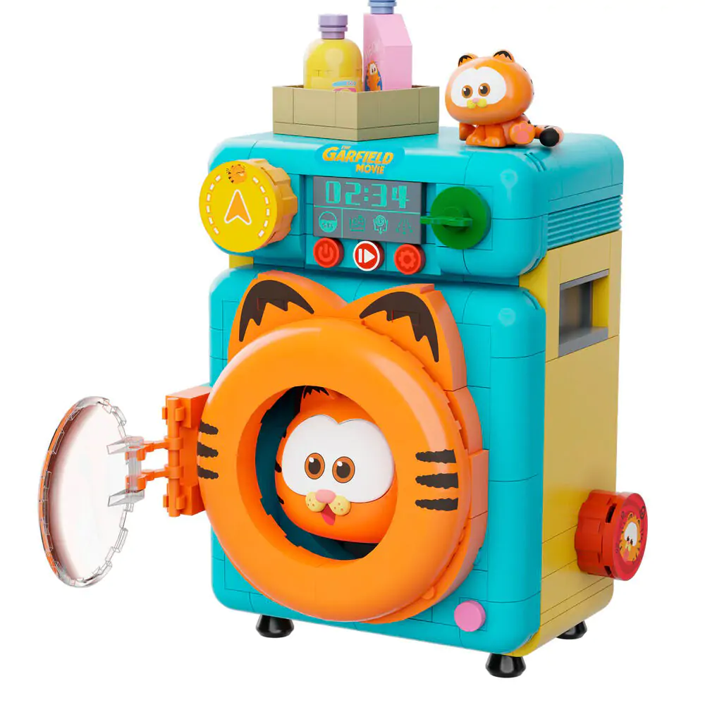 Garfield the Movie Fantastic Machines Waschmaschine Bausatz 284-teilig Produktfoto