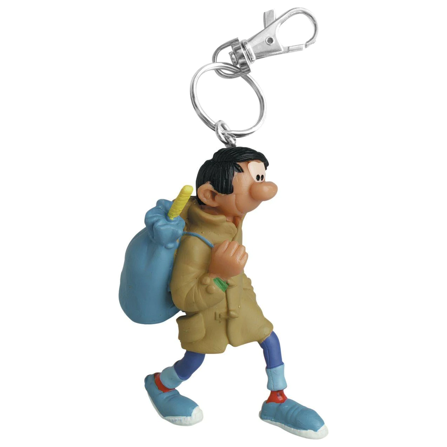 Gaston Lagaffe Duffle Coat Schlüsselanhänger 6 cm Produktfoto