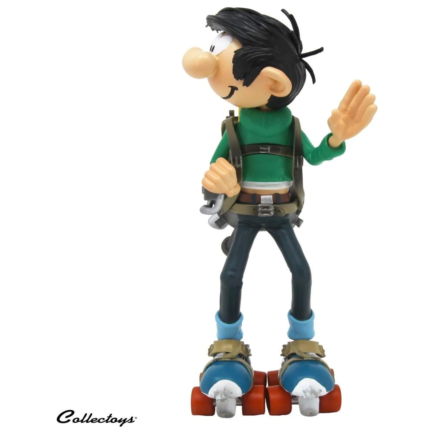Gaston Lagaffe Motor auf Rollschuhen Statuette 18 Zentimeter Produktfoto