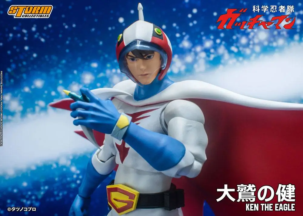 Gatchaman Actionfigur 1/12 Ken the Eagle 18 cm termékfotó