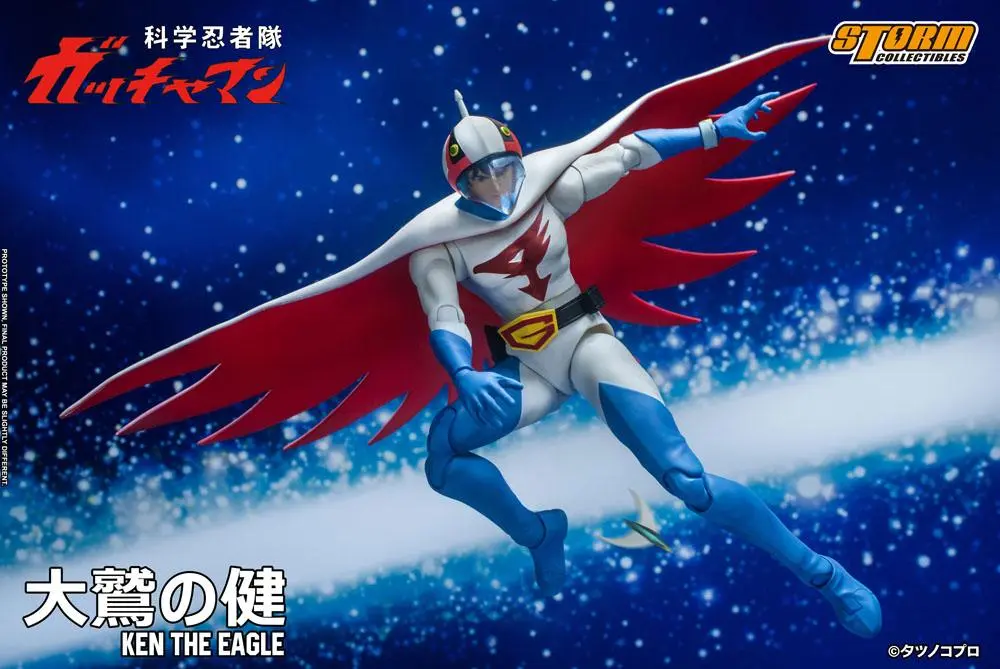 Gatchaman Actionfigur 1/12 Ken the Eagle 18 cm termékfotó