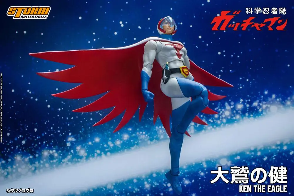 Gatchaman Actionfigur 1/12 Ken the Eagle 18 cm termékfotó