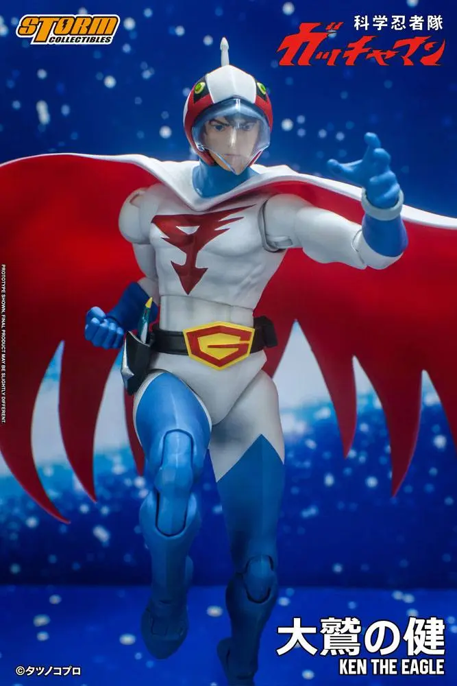 Gatchaman Actionfigur 1/12 Ken the Eagle 18 cm termékfotó