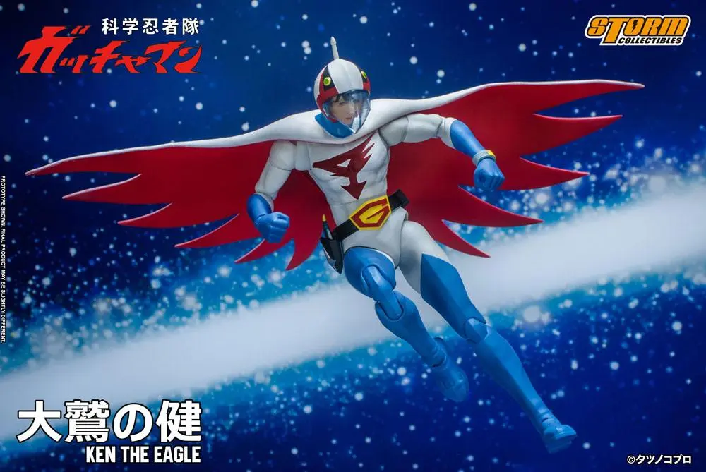 Gatchaman Actionfigur 1/12 Ken the Eagle 18 cm termékfotó