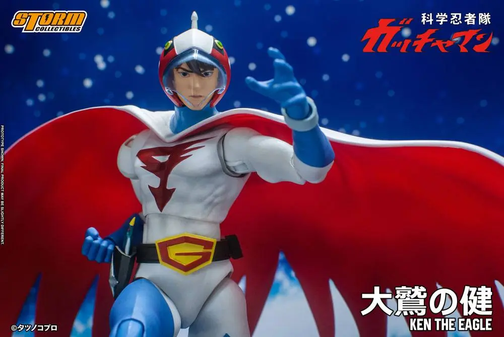 Gatchaman Actionfigur 1/12 Ken the Eagle 18 cm termékfotó