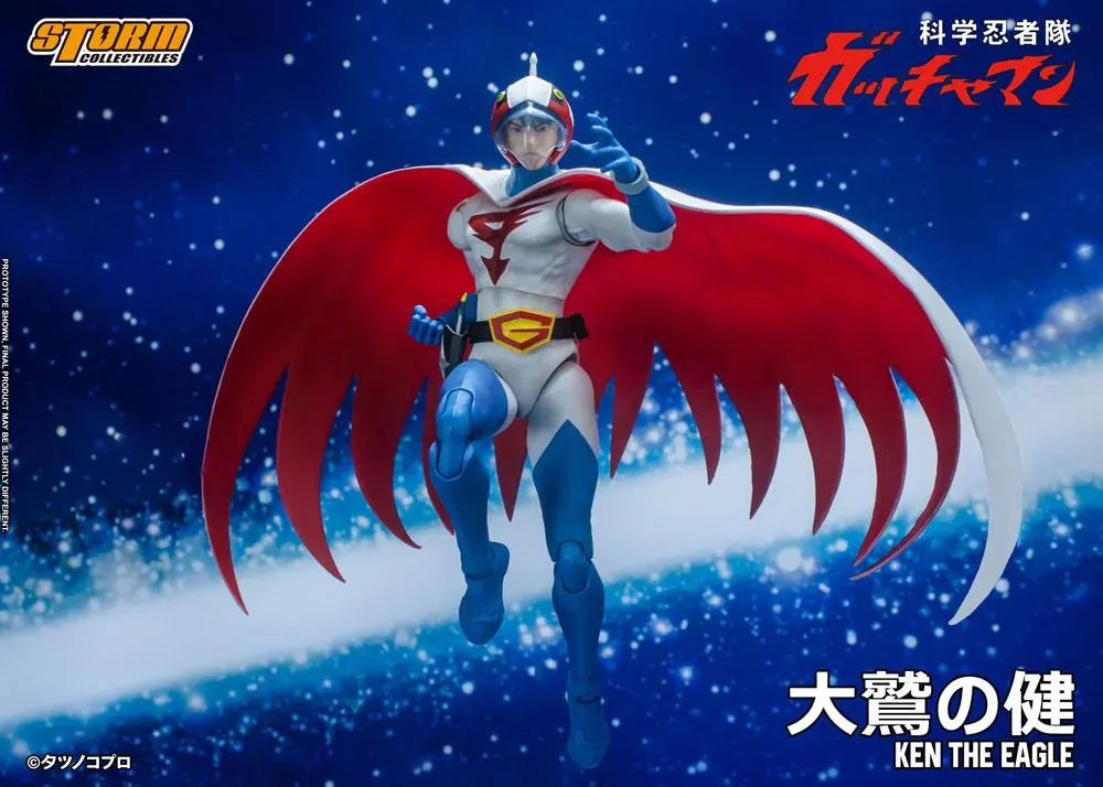 Gatchaman Actionfigur 1/12 Ken the Eagle 18 cm termékfotó