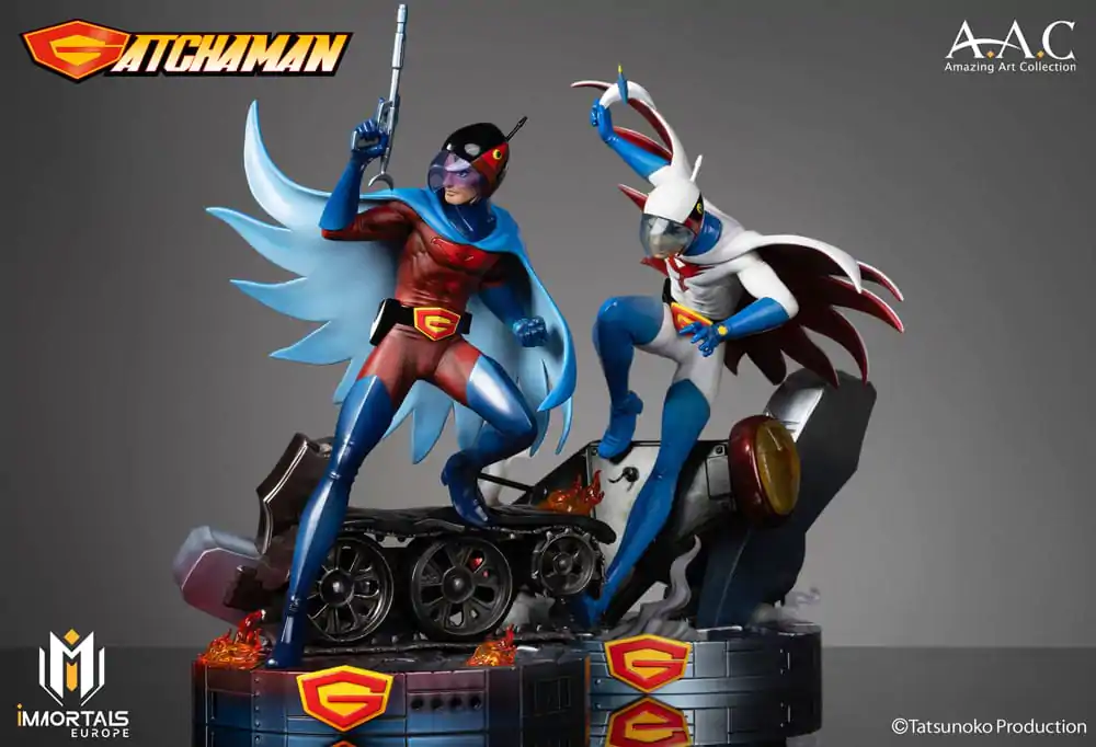 Gatchaman Amazing Art Collection Statue Joe the Condor, Expert in Shooting 34 cm Produktfoto