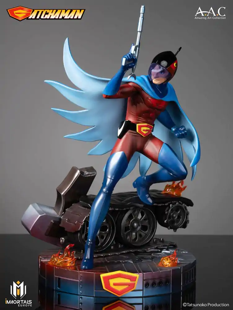 Gatchaman Amazing Art Collection Statue Joe the Condor, Expert in Shooting 34 cm Produktfoto