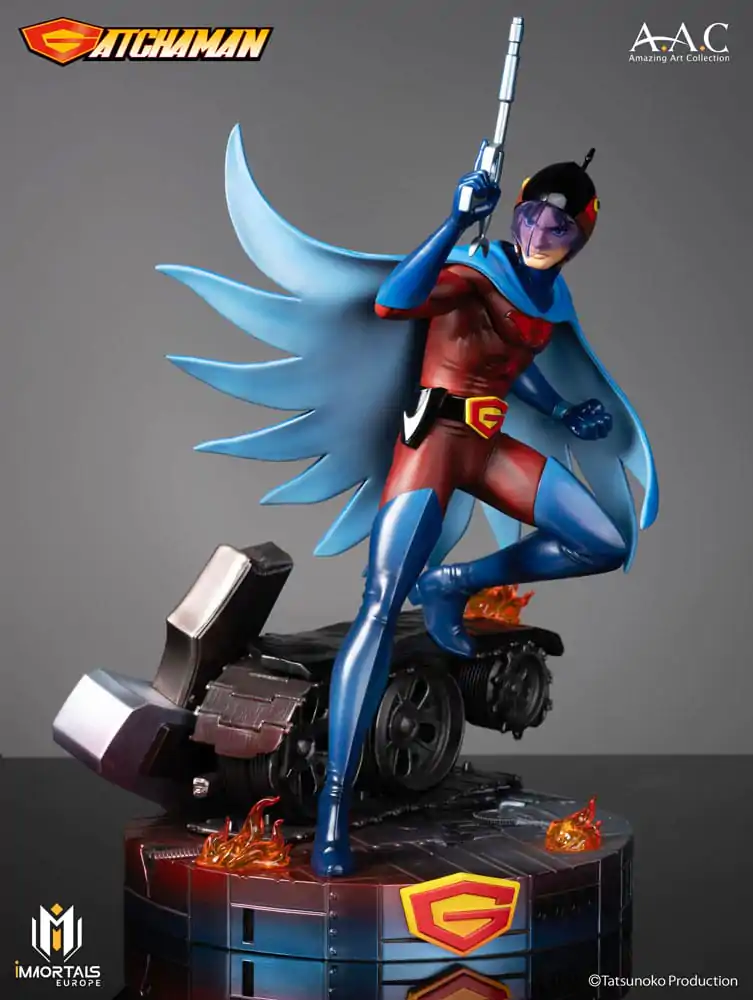 Gatchaman Amazing Art Collection Statue Joe the Condor, Expert in Shooting 34 cm Produktfoto