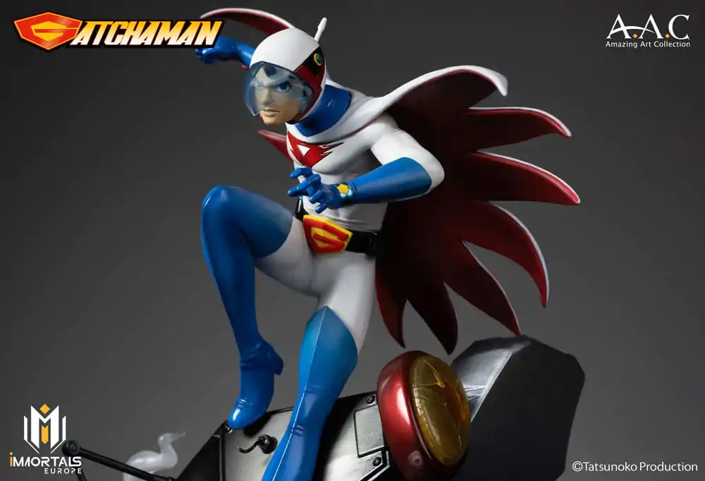 Gatchaman Amazing Art Collection Statue Ken the Eagle, The Leader of the Science Ninja Team 34 cm Produktfoto