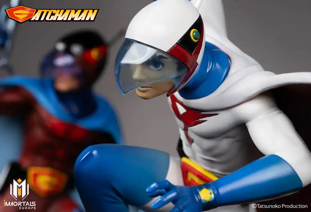 Gatchaman Amazing Art Collection Statue Ken the Eagle, The Leader of the Science Ninja Team 34 cm Produktfoto