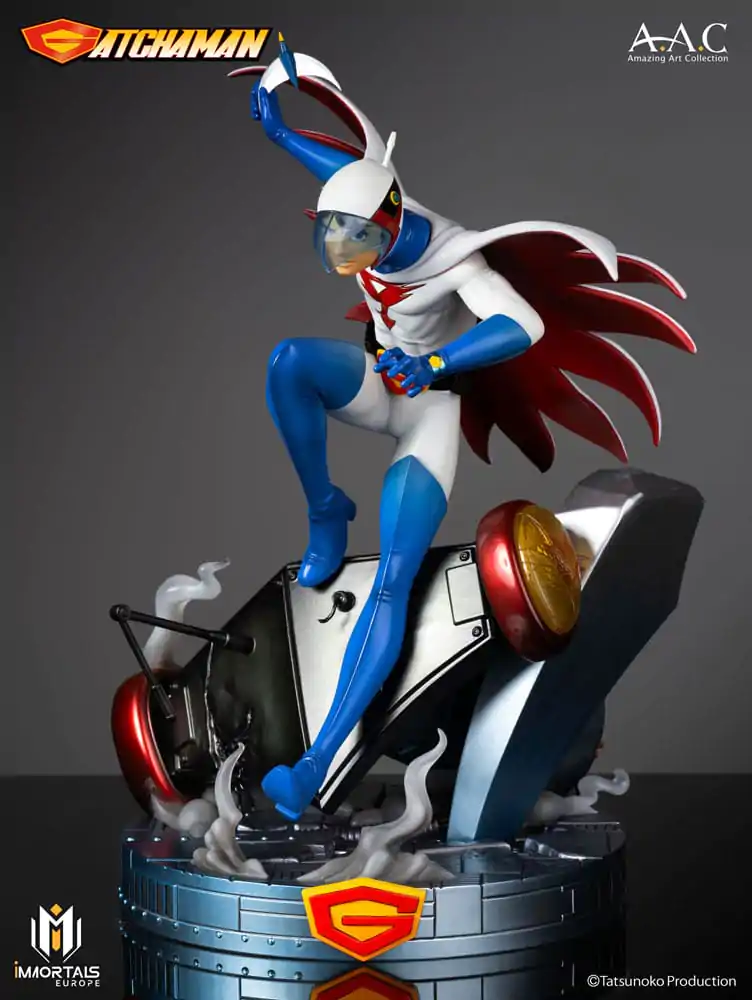 Gatchaman Amazing Art Collection Statue Ken the Eagle, The Leader of the Science Ninja Team 34 cm Produktfoto
