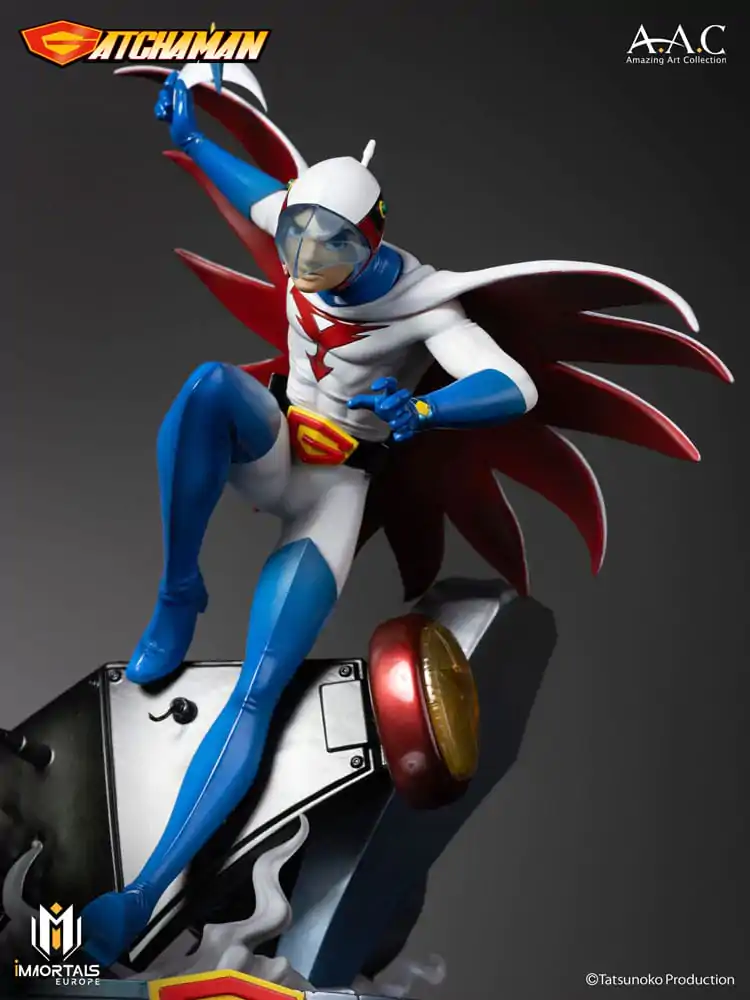 Gatchaman Amazing Art Collection Statue Ken the Eagle, The Leader of the Science Ninja Team 34 cm Produktfoto