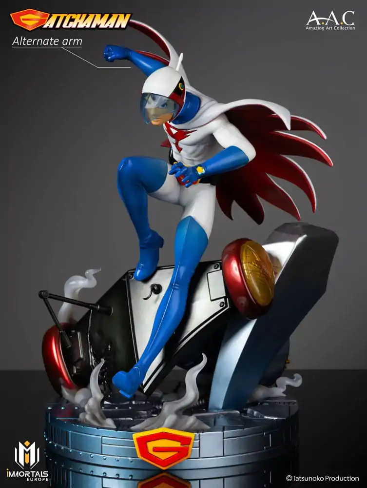 Gatchaman Amazing Art Collection Statue Ken the Eagle, The Leader of the Science Ninja Team 34 cm Produktfoto