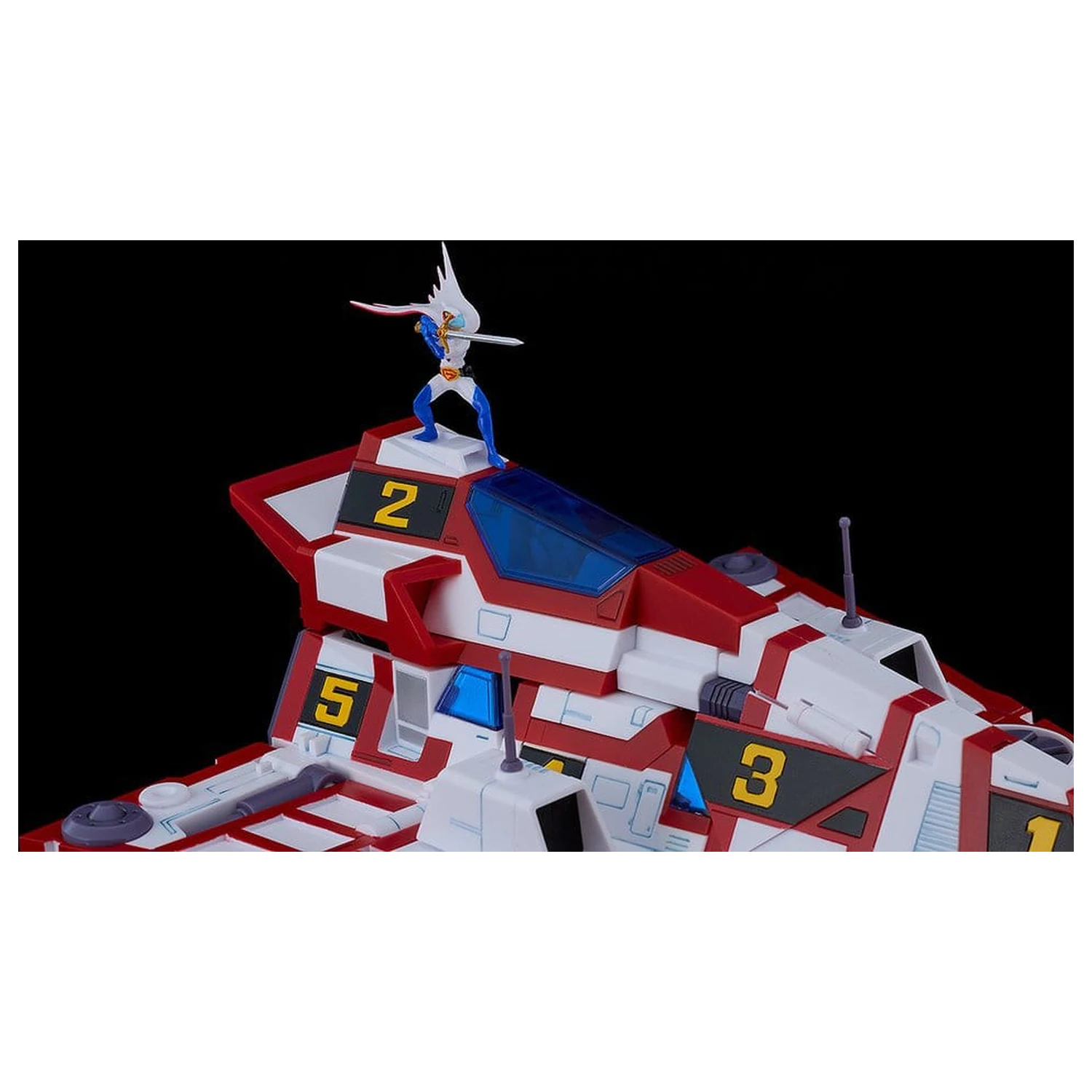 Gatchaman Fighter Moderoid Plastik Modell Bausatz Gatcha Spartan Unite Color Ver. 33 cm Produktfoto