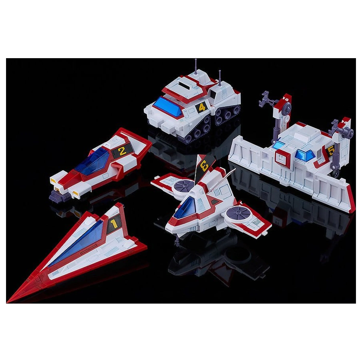 Gatchaman Fighter Moderoid Plastik Modell Bausatz Gatcha Spartan Unite Color Ver. 33 cm Produktfoto