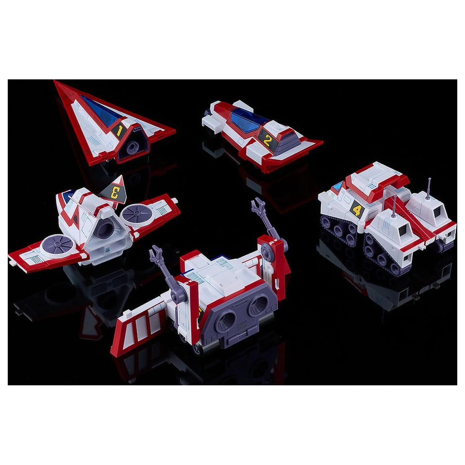 Gatchaman Fighter Moderoid Plastik Modell Bausatz Gatcha Spartan Unite Color Ver. 33 cm Produktfoto