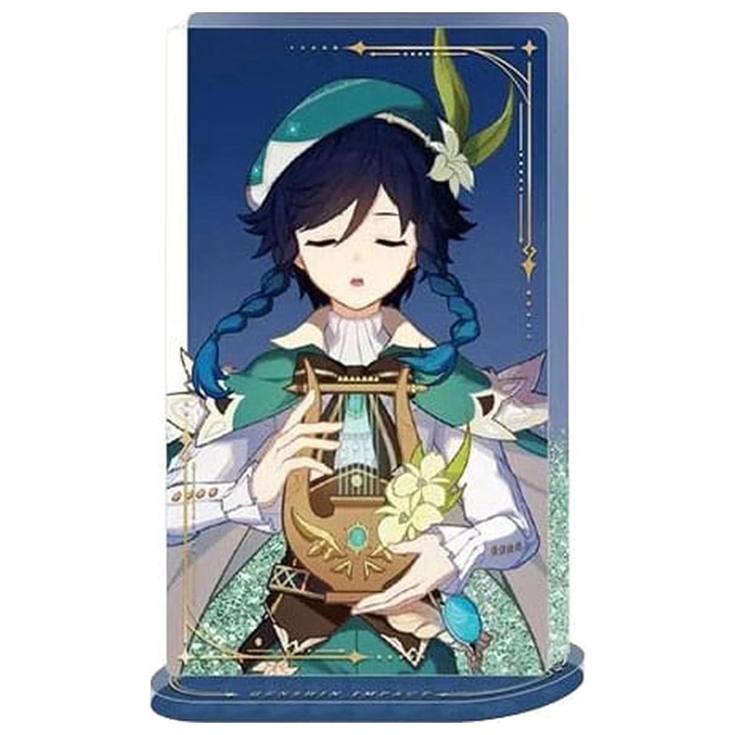Genshin Impact Acryl-Ornament mit Glitzer: Venti 11 cm Produktfoto