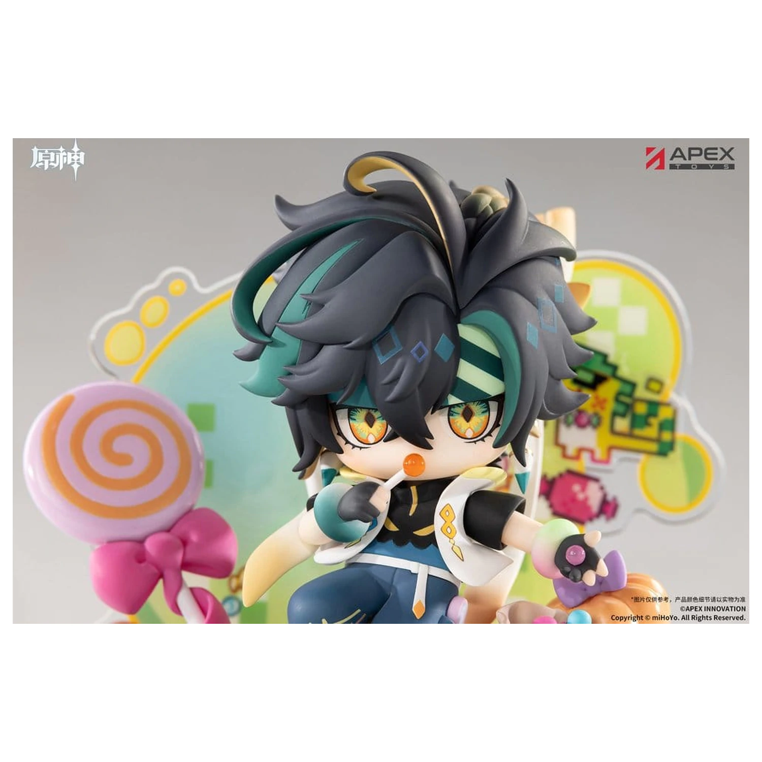 Genshin Impact Chibi Chara PVC Figur You Ye Qi Xiang Series Kinich 11 cm Produktfoto