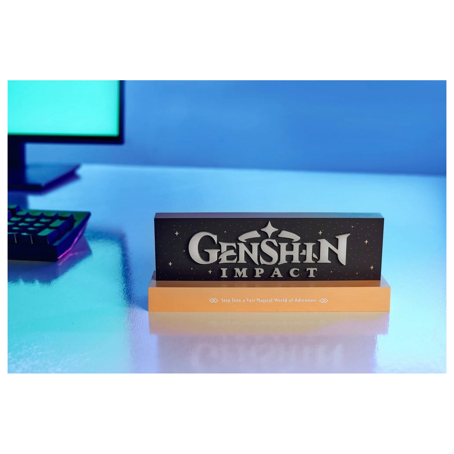 Genshin Impact led logo Lampe Produktfoto