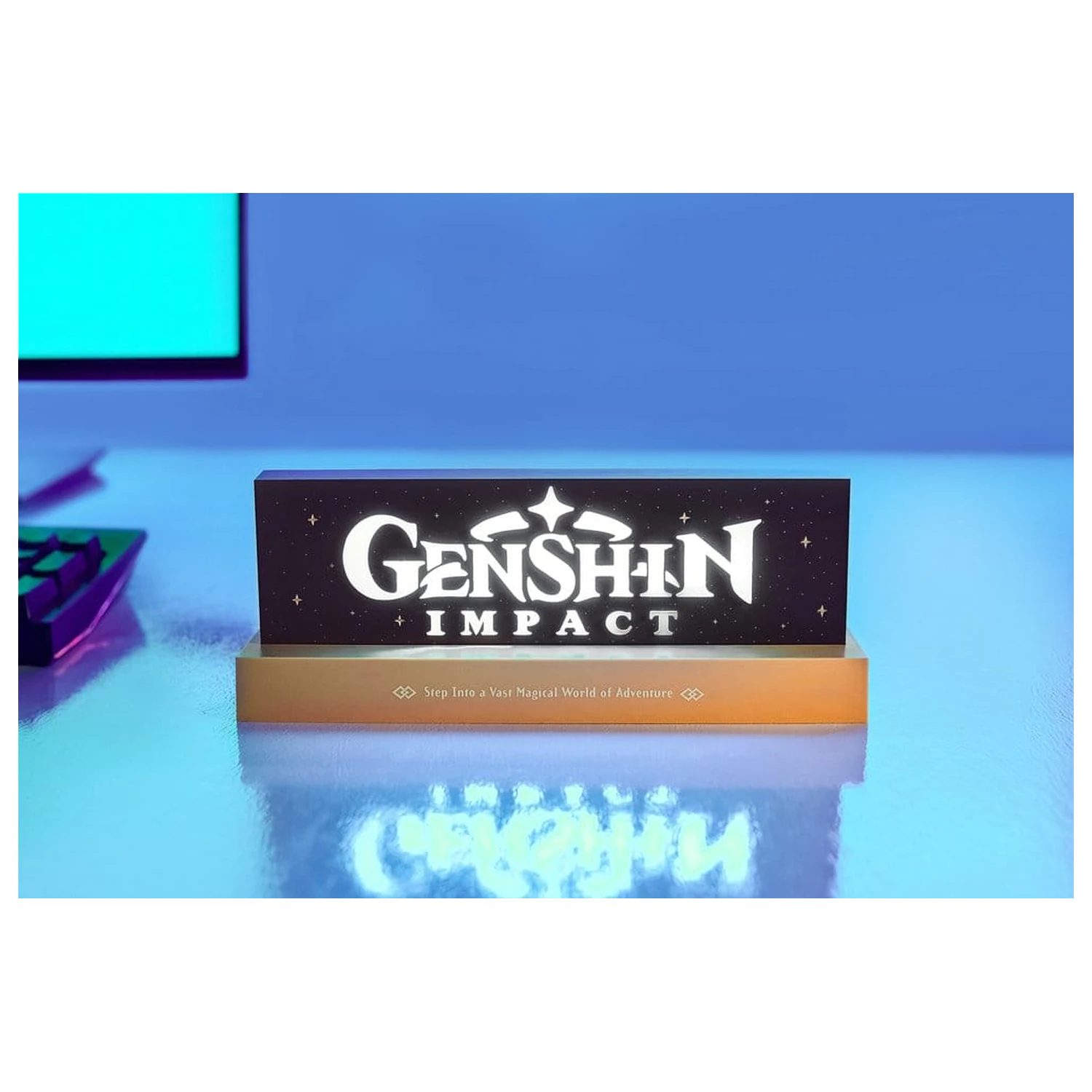 Genshin Impact led logo Lampe Produktfoto
