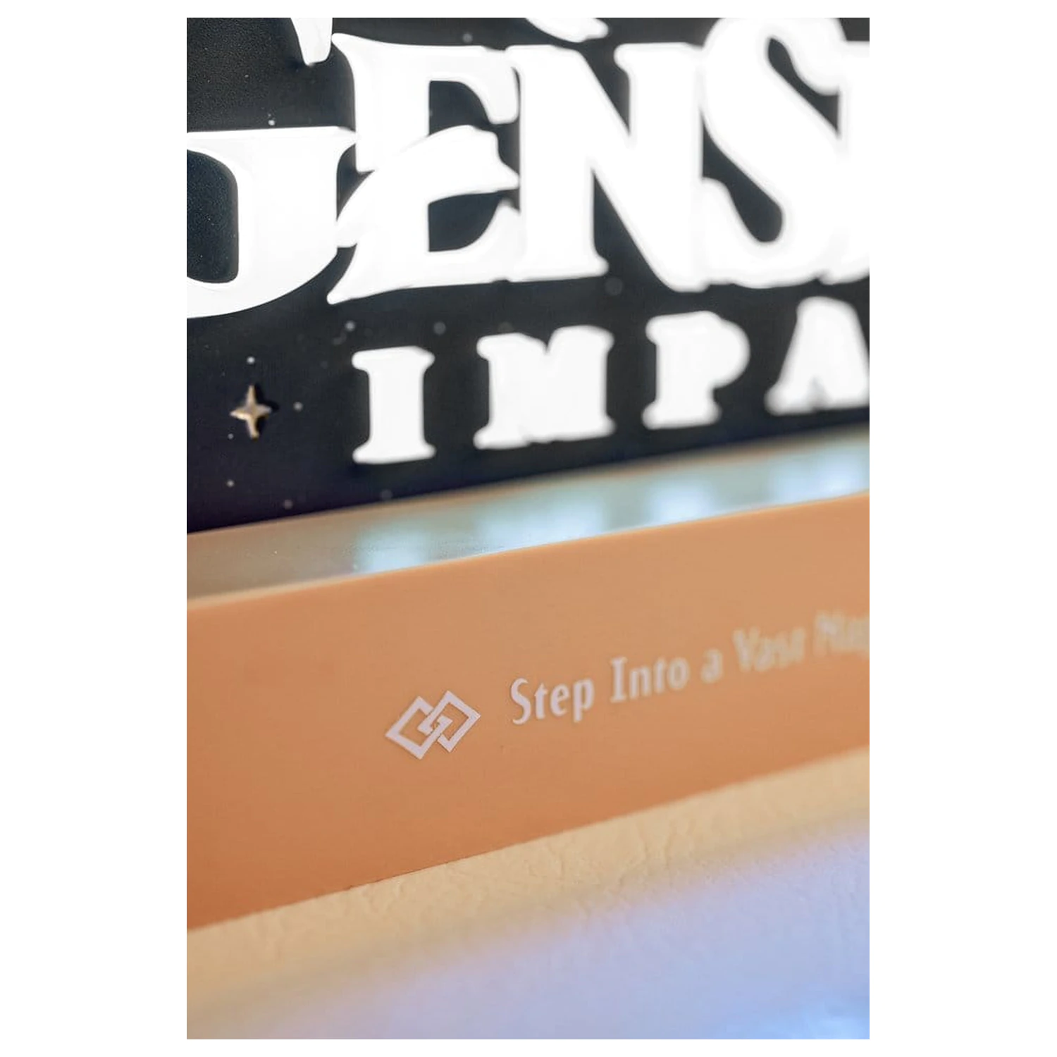 Genshin Impact led logo Lampe Produktfoto