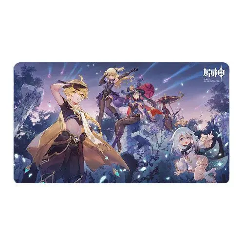 Genshin Impact Unreconciled Stars Mousepad Aether, Fischl, Mona, Paimon & Scaramouche 70 x 40 cm Produktfoto