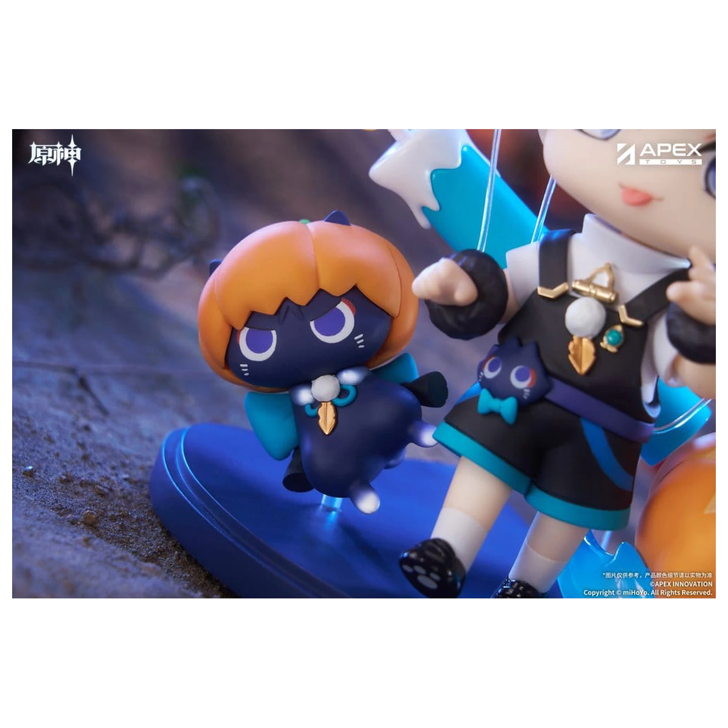 Genshin Impact You Ye Qi Xiang Series Chibi Chara PVC Statue Wanderer 10 cm Produktfoto