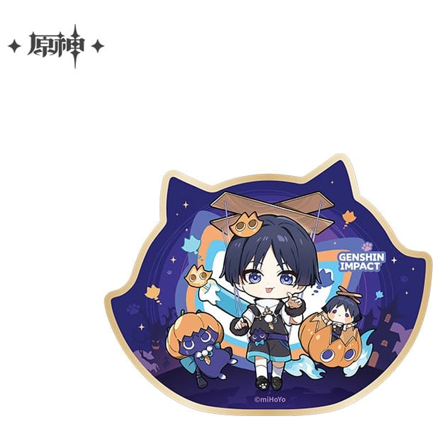 Genshin Impact You Ye Qi Xiang Series Chibi Chara PVC Statue Wanderer 10 cm Produktfoto