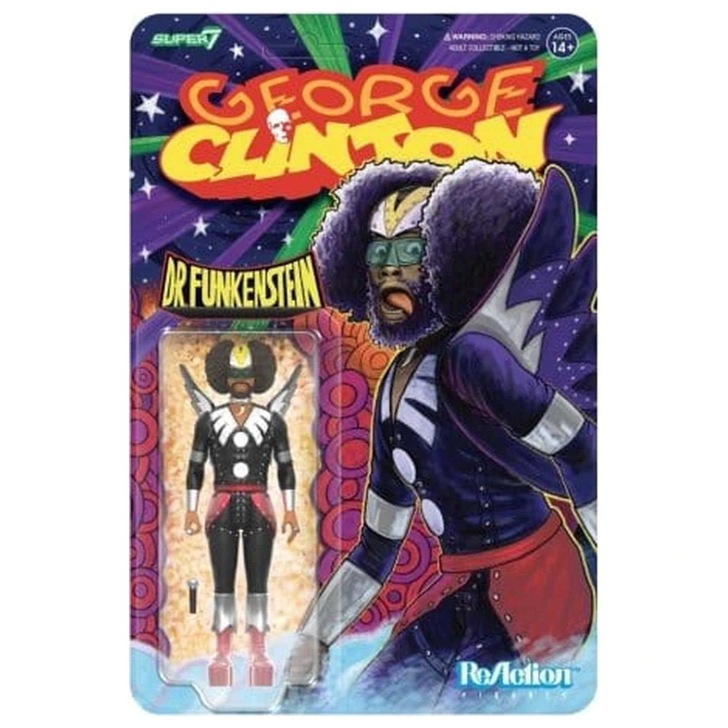 George Clinton ReAction Actionfigur Wave 01 George Clinton Dr. Funkenstein Produktfoto