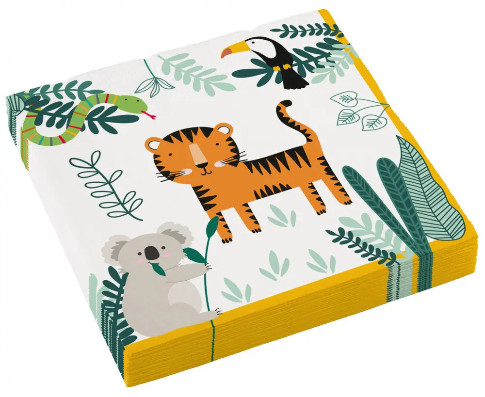 Get Wild Servietten 16 Stk 33*33 cm Produktfoto